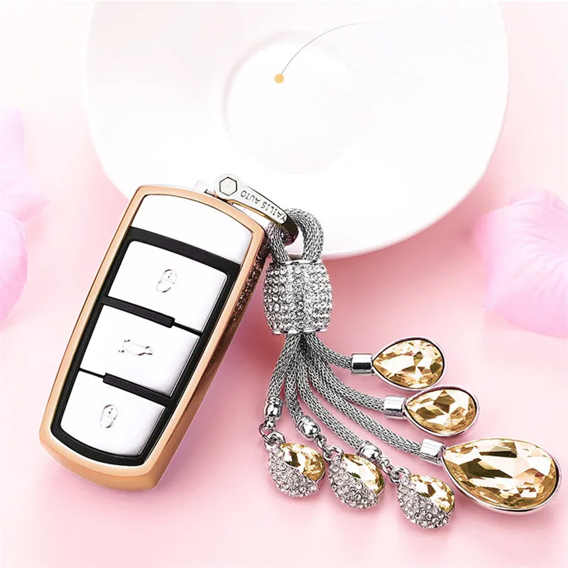 Новый мягкий TPU чехол для ключей Volkswagen VW CC Passat B6 B7 3C Maogotan R36B5B7L ключи защитный