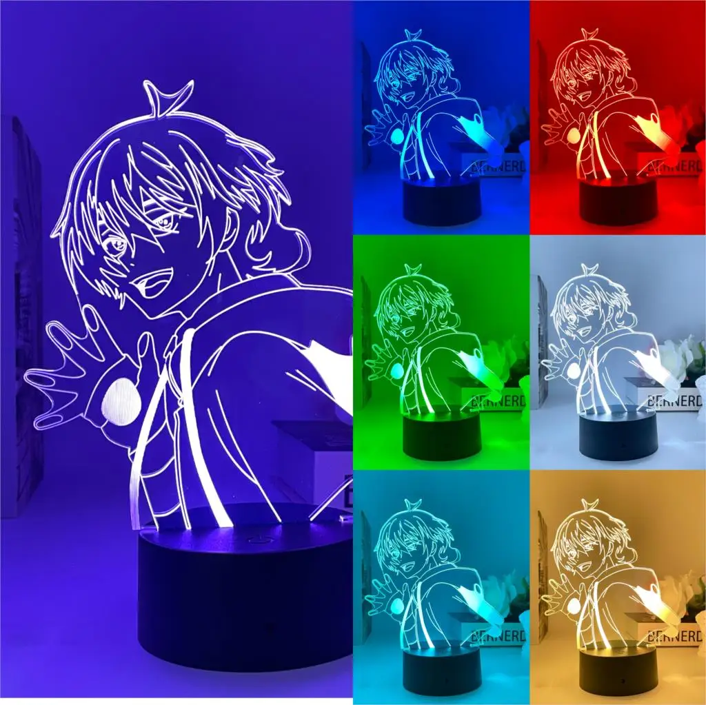 

SK∞ Night Light 3D Newest Anime Lamp Led desk lamp Children's Nightlight Kids Gift Bedside Lamp SK8 the Infinity Bedroom Decor