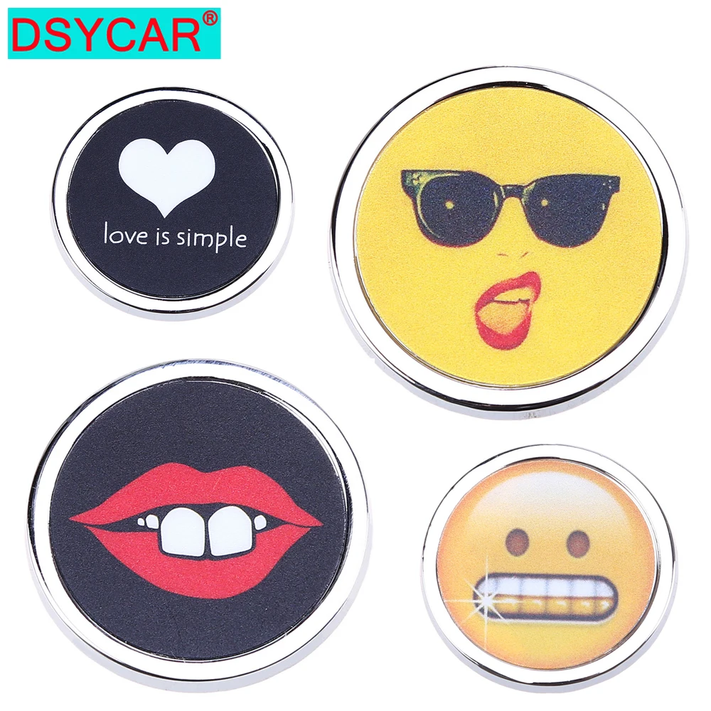 DSYCAR 1 шт. 3D металлическая наклейка Мини Круглая Эмблема для кузова автомобиля