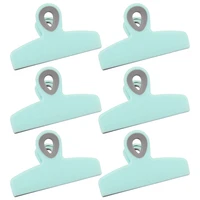 chip bag clips sealing clips heavy duty food bag clips for bread bags snack bags coffee bags and paper sheets 6 pack