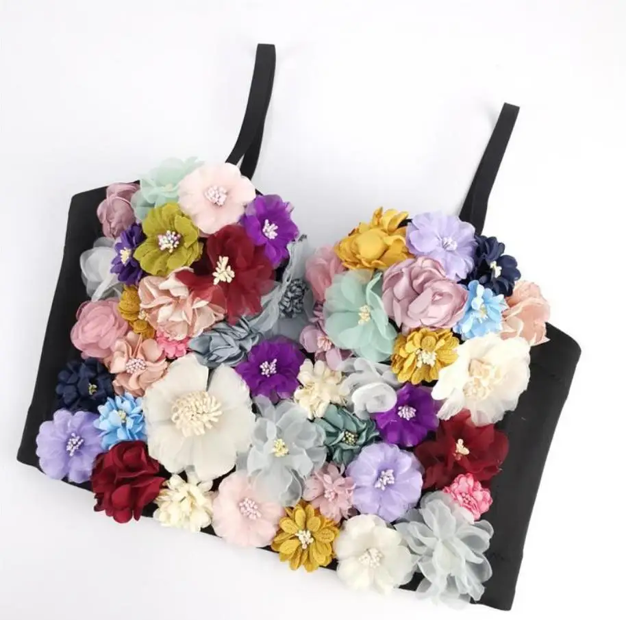 

Женский жилет без рукавов, повседневный Топ без бретелек с цветочным принтом в стиле пэчворк, лето 2020