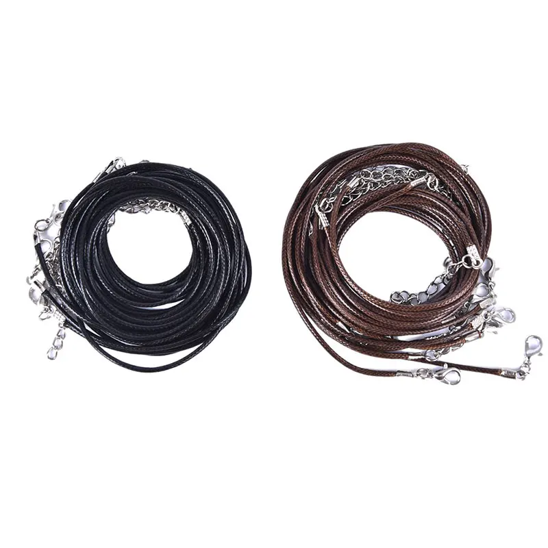 

Кожаный шнур, цепи, регулируемый плетеный шнур для изготовления ювелирных изделий своими руками, ожерелье, браслет