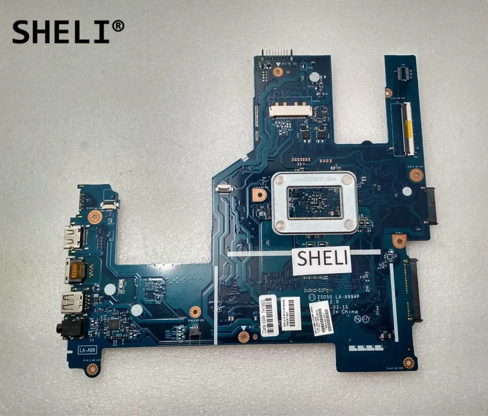 SHELI для HP 15-R132WM 15-R материнская плата с N3540 2 16 ГГц процессор LA-A994P 788287-501 788287-001