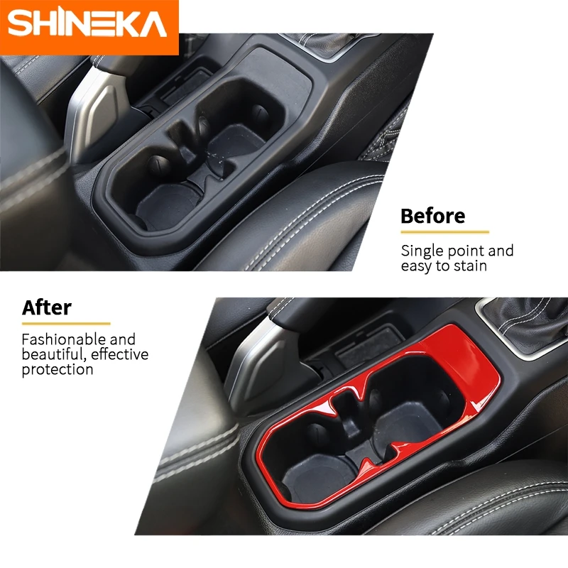 Автомобильный держатель для чашки SHINEKA декоративные наклейки Jeep Gladiator JT