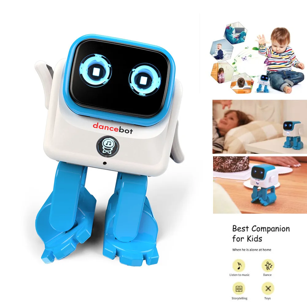 Dancebot AI умный робот Bluetooth RC танцы Детские игрушки История динамик 360 градусов шарнир детский компаньон интеллектуальный алгоритм