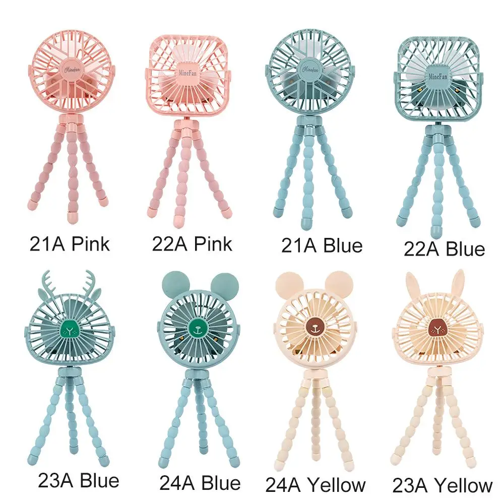 Желтый Портативный Складной вентилятор Персональный 2020 нежный бесшумный милый