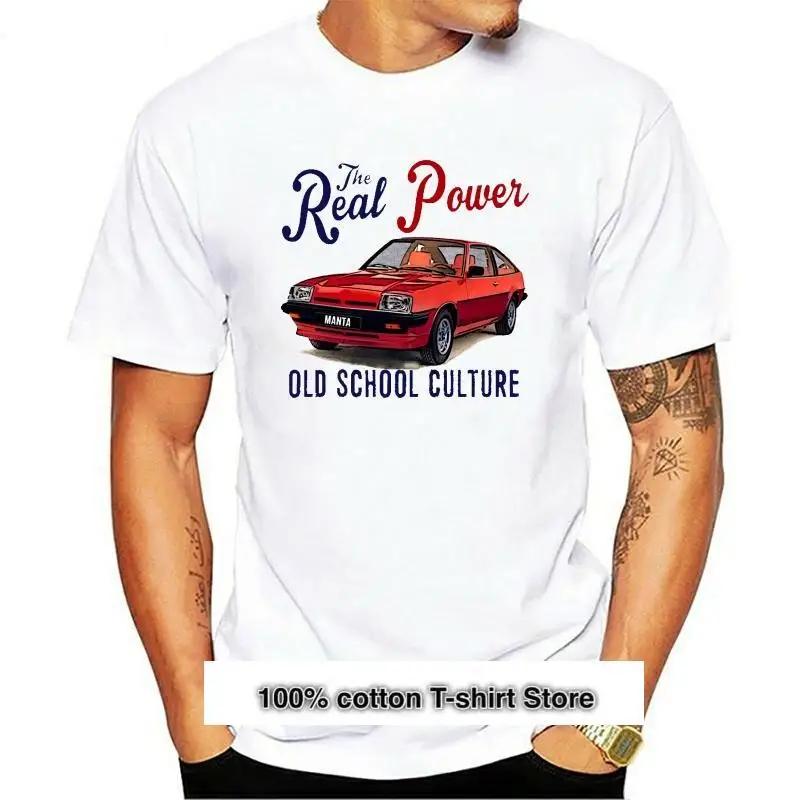 

Camiseta VINTAGE de algodón, camisa de OPEL MANTA de coche alemán, 2021