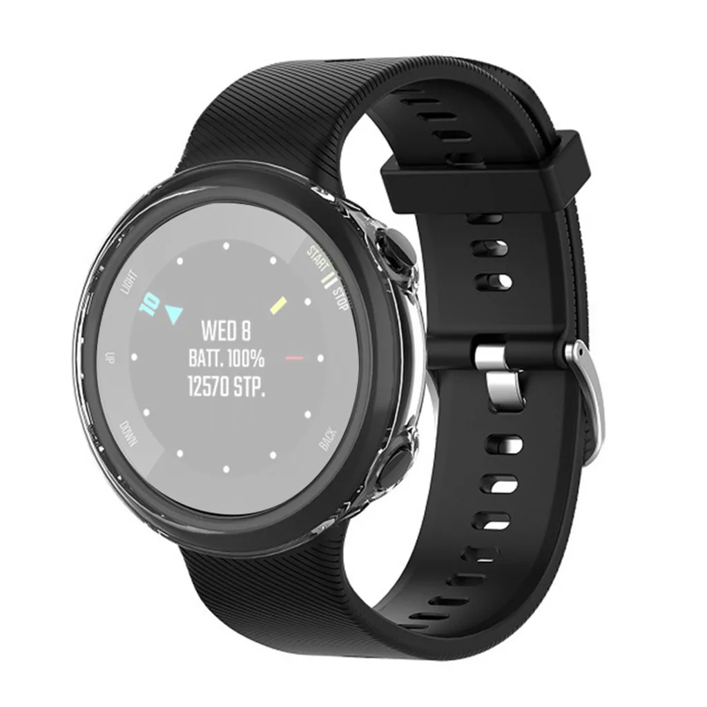 ТПУ Мягкий защитный чехол ультра-тонкий прозрачный для Garmin Forerunner 45 Смарт