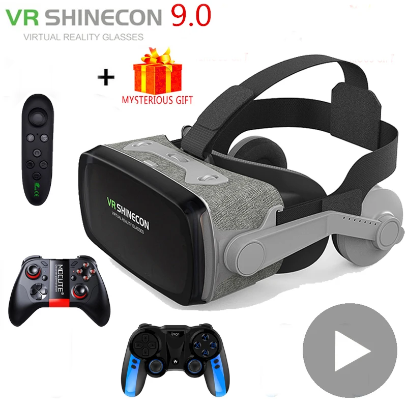 VR Shinecon Casque Viar 3D очки Виртуальная реальность гарнитура шлем стекла для очков