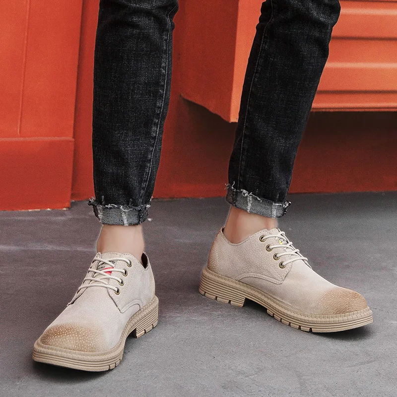 

Moccasins For Men Sapatenis Masculino Leather Boots Men Male Shoe Zapatos Cuero Hombre Genuine Shoes Men's Fashion Youth