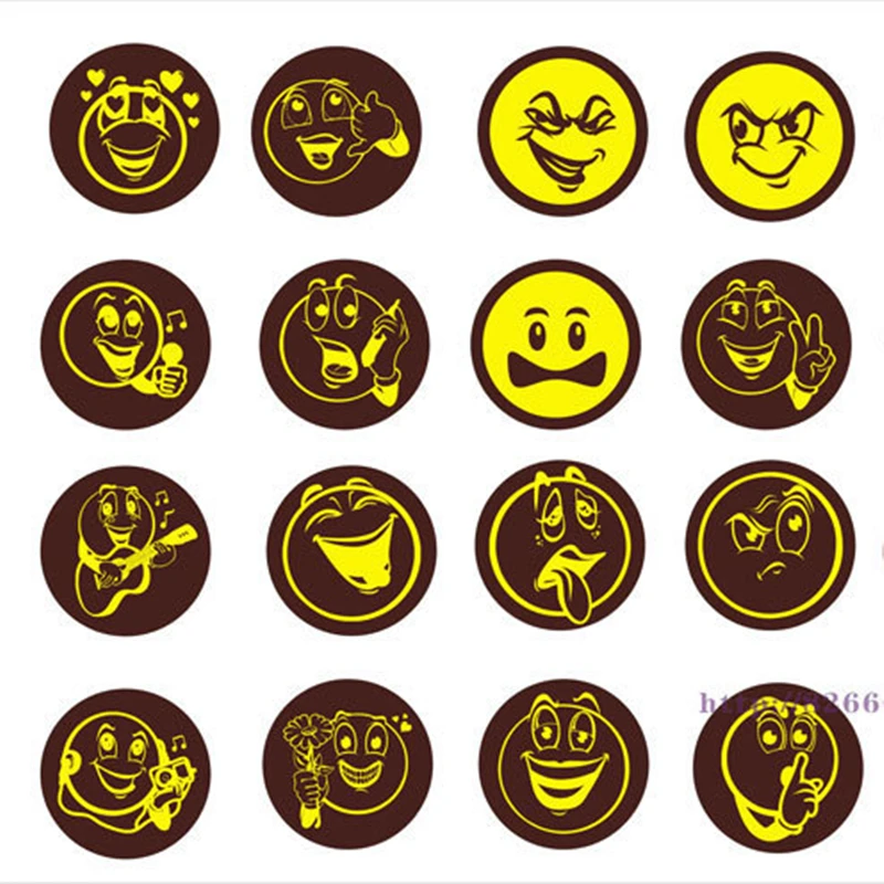 10 шт. бумага для переноса шоколада пресс форм пищевая выпечки ко Дню Святого