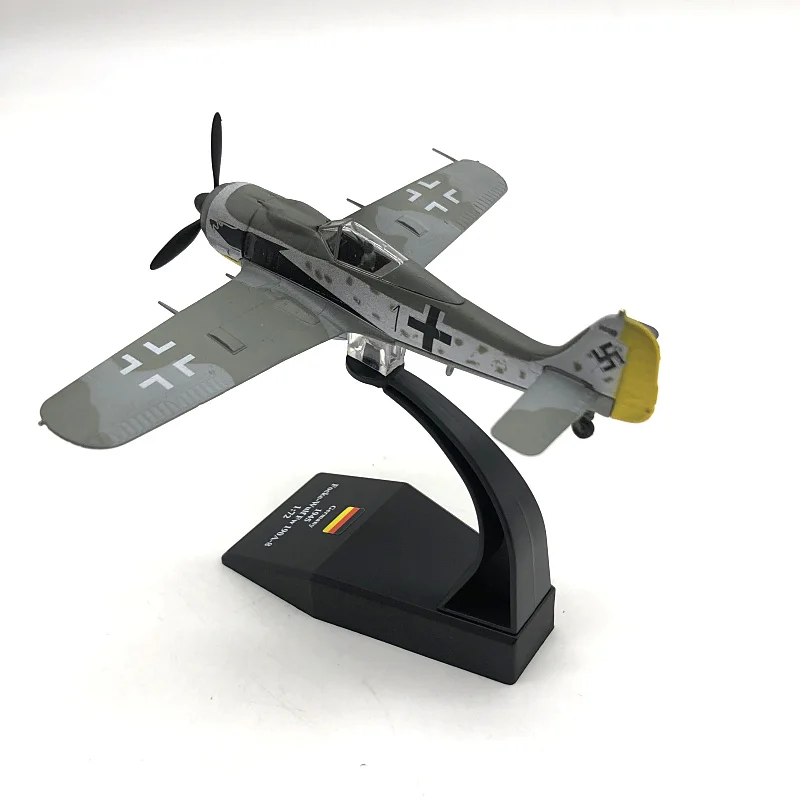 Модель самолета металлическая модель 1:72 Германия Марка Focke-Wulf Fw190A-8 Nsmodel | Игрушки
