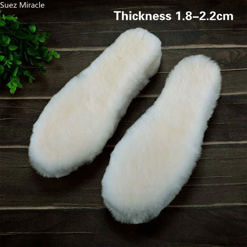 Для взрослых и детей зимняя обувь Теплые ботфорты из натуральной овчины стельки