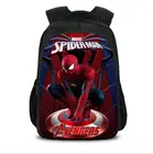 Повседневные школьные ранцы для детей, рюкзаки для школы с супергероями мультфильмов Человек-паук для детского сада