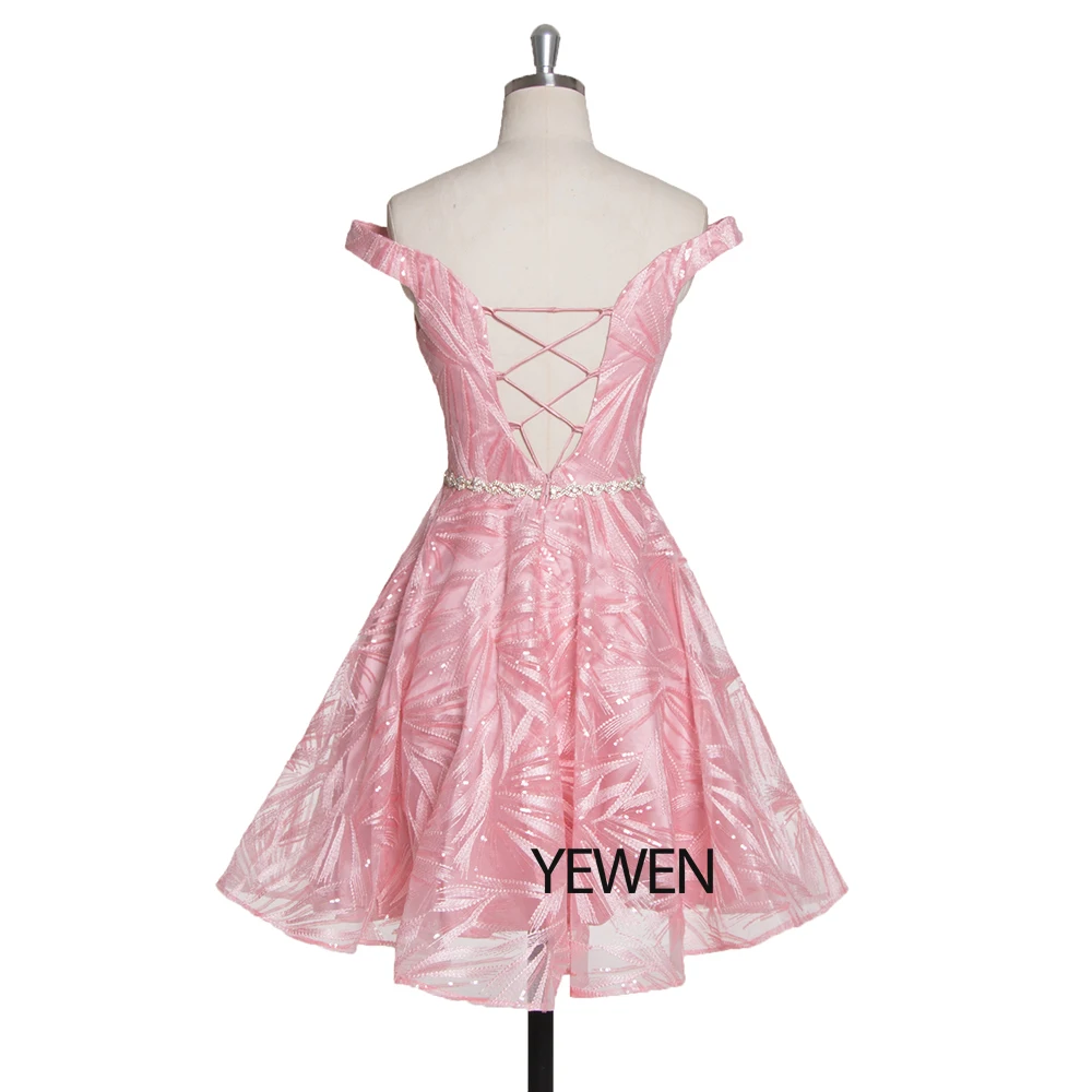 Элегантное кружевное платье для выпускного вечера Простые Короткие вечерние