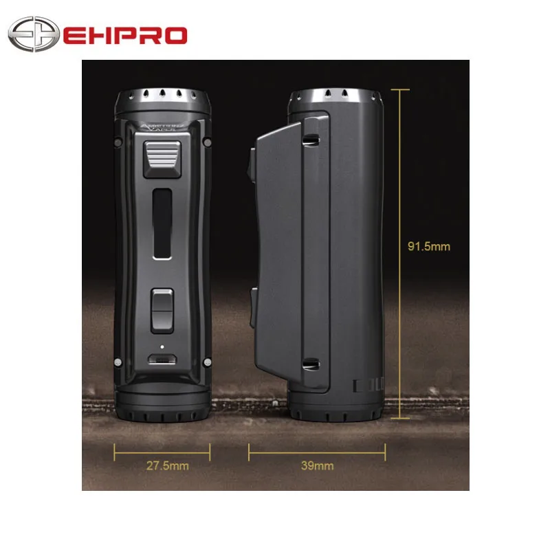 Мод электронных сигарет Ehpro Cold Steel 100 120 Вт TC Box Mod 0 0018 S ультратонкая скорость обжига