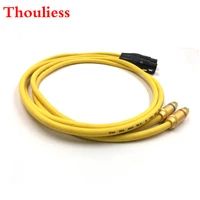 thouliess pair type 2 rca to xlr balacned audio cable 2rca male to2xlr female interconnect cable with vdh van den hul 102 mk iii