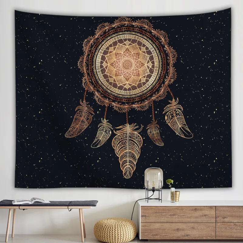 

150/200cm Room Decor Dream Catcher Wall Hanging Tapestry Bohemian Home Backdrop Cloth Large Wall Carpet Mandala Boho Psychedelic