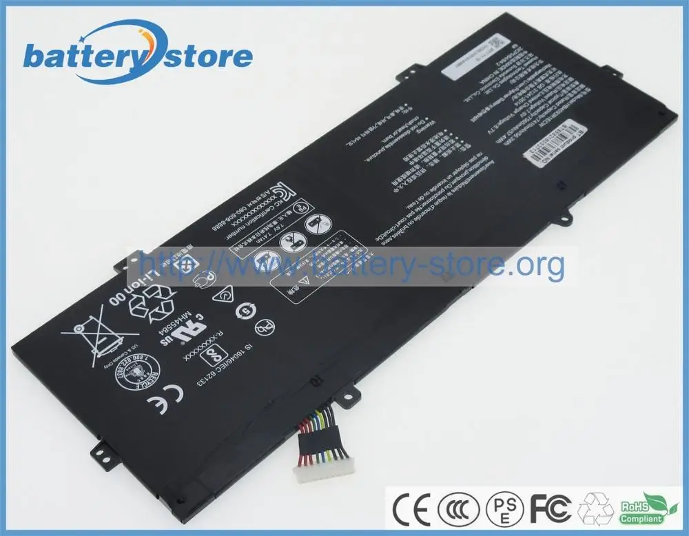 Бесплатная доставка 7.6VV 7410 мАч 56 3 Вт Подлинная батарея HB4593R1ECW для HUAWEI Honor Magicbook