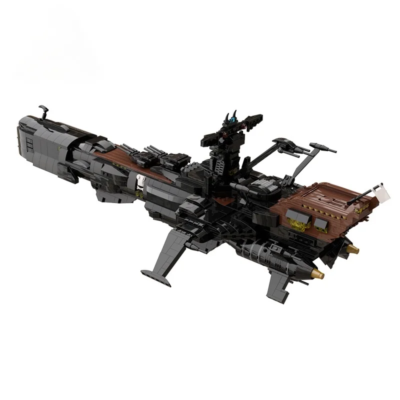 

Технический корабль MOC Creator пиратский корабль Космический пиратский капитан Harlock-боевой корабль Arcadia строительные блоки кирпичи игрушки под...