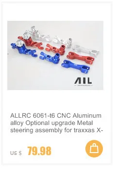 ALLRC 6061 CNC алюминиевый сплав металл Дополнительное обновление заднего луча фиксированные подкрепления для trax trx 4 гусеничный rc части автомобиля