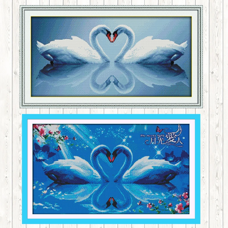 Набор для вышивки белым лебедем крестиком 14ct 11ct творчества домашнего декора | Дом