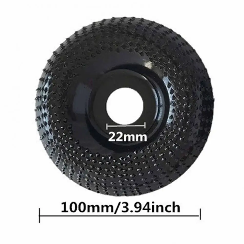 

100mm Sanding Disc Curved Wear-resistant Carbon Steel Professional Carving Abrasive Disc Wheel Woodworking Accessories Tools