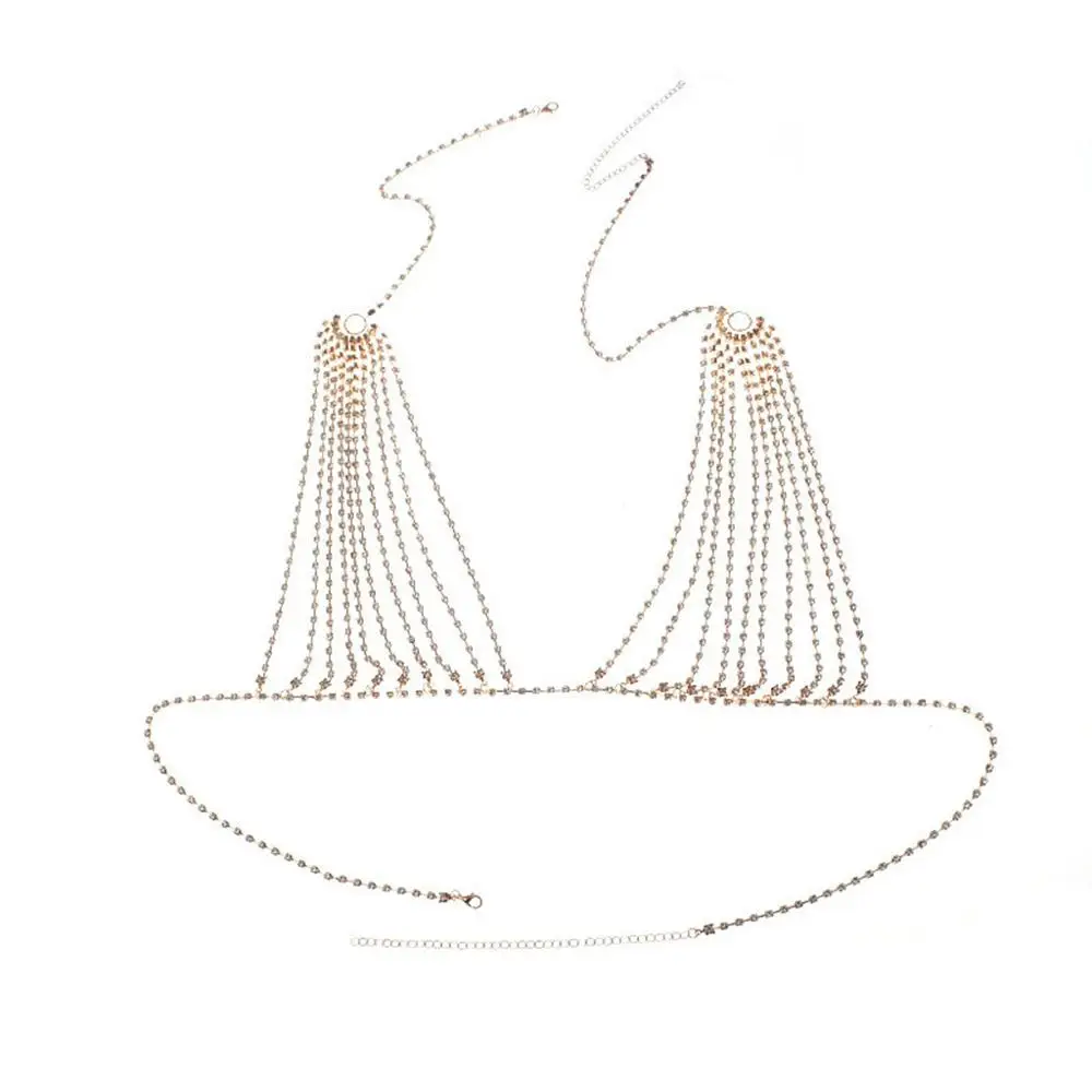 2020 роскошный бюстгальтер-бикини с кристаллами ювелирные изделия для живота