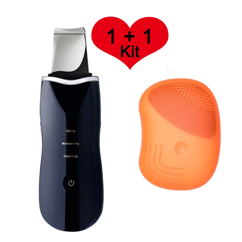 Ультразвуковая щетка для кожи пилинг лица лифтинг поры прибор глубокой чистки +
