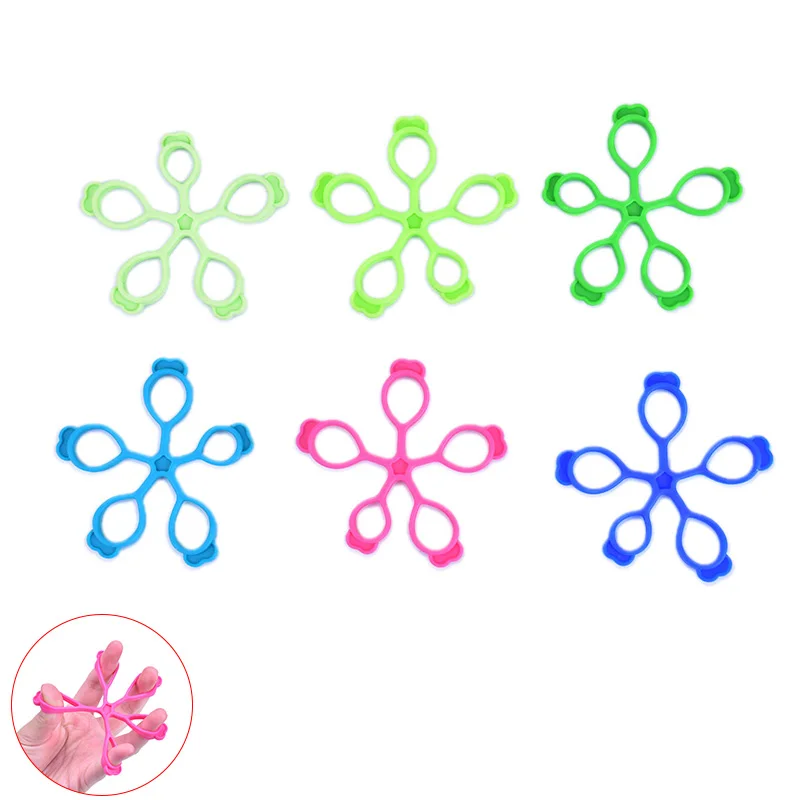 

Finger Gripper Strength Trainer Resistance Bands Hand Grip Wrist Trainer Yoga Stretcher Wrist Exercise Fitness Equipment