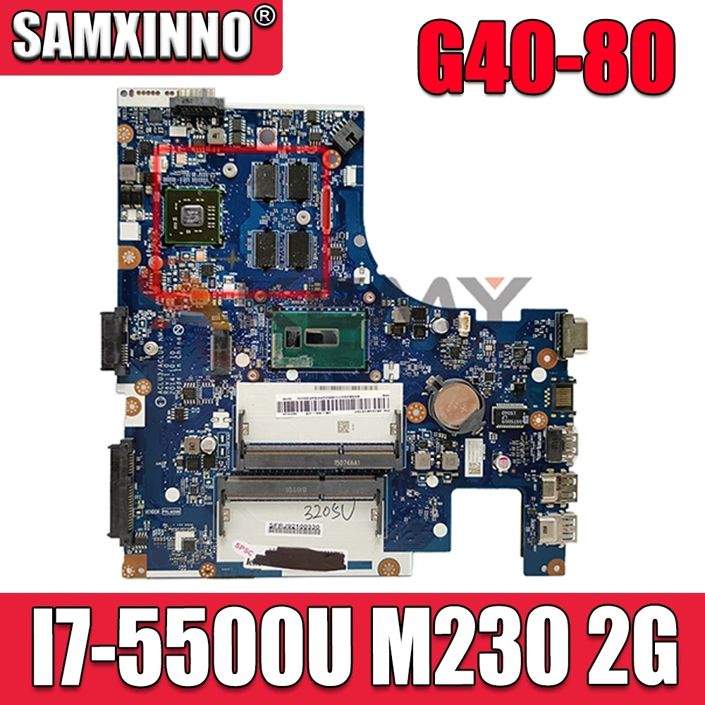 

Применимо к G40-80 ноутбук материнская плата I7-5500U M230 2G номер NM-A361 FRU 5B20H12591 5B20H12614 5B20H12629 5B20H12626