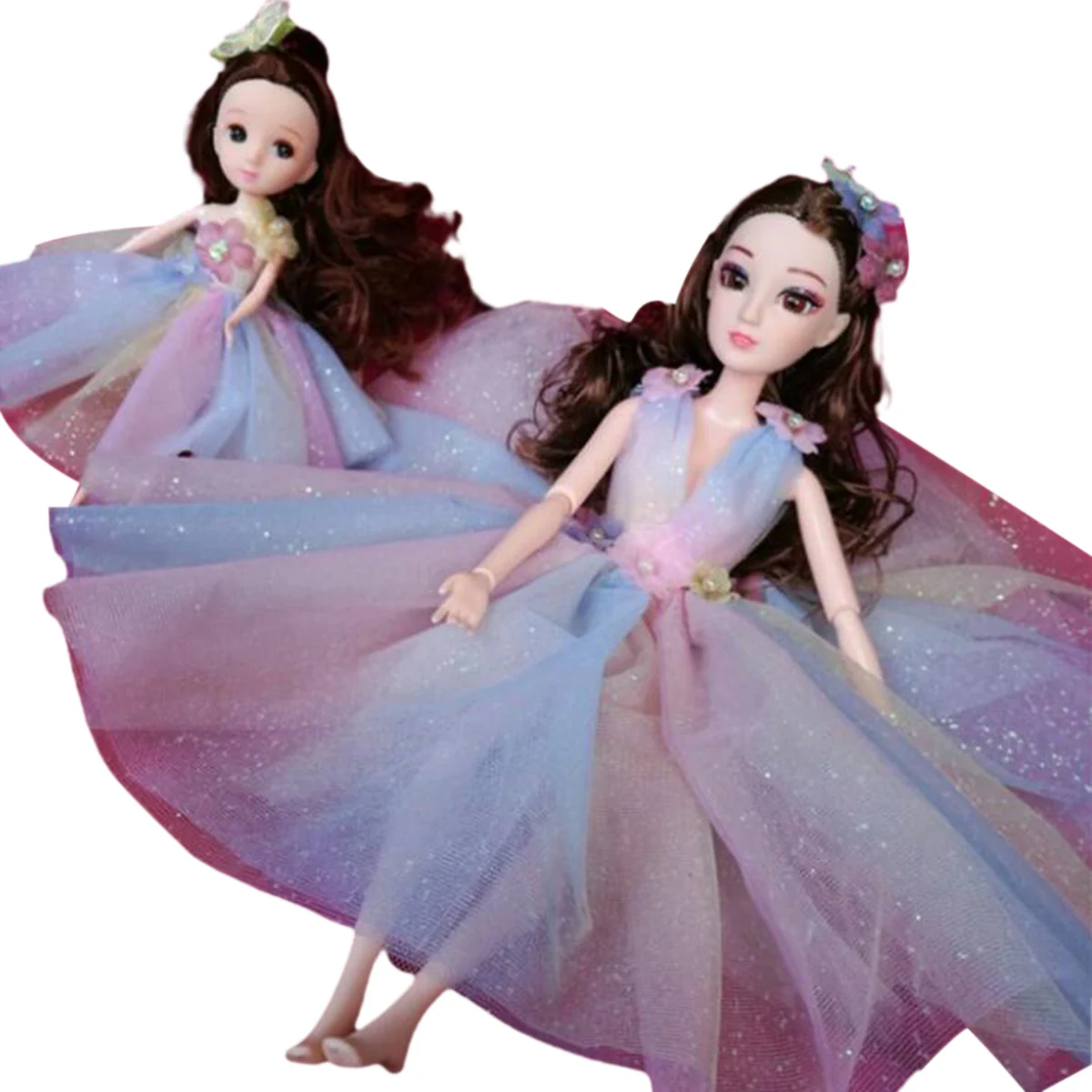 Сетчатая Ткань Радужная блестящая сетка в горошек тюль ткань кукла красивое