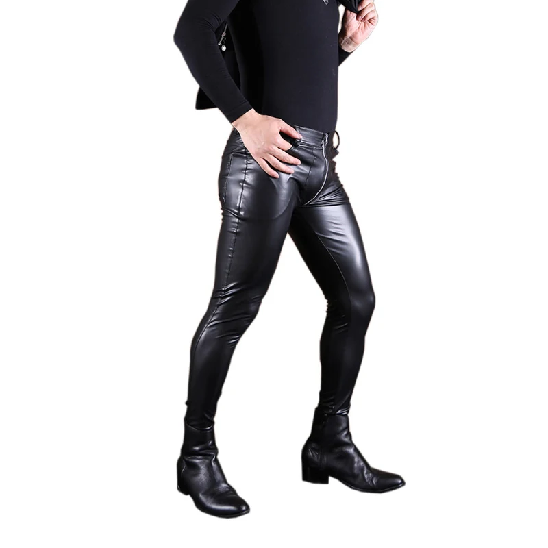 Леггинсы LinvMe мужские облегающие эластичные локомотивные ботинки с карманами из