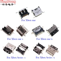 10pcs free shipping hd interface for xbox series sx console hdmi compatible port for xbox oneslimx connector socket jack