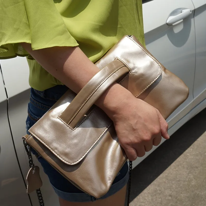 Женский клатч из натуральной кожи NIGEDU роскошная дизайнерская сумка мессенджер