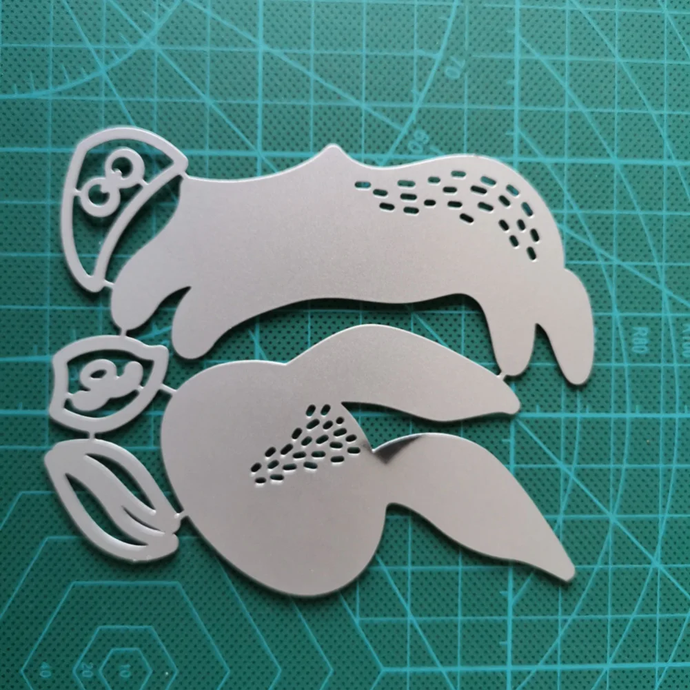 Пасхальный кролик металлические режущие трафареты для DIY скрапбукинга
