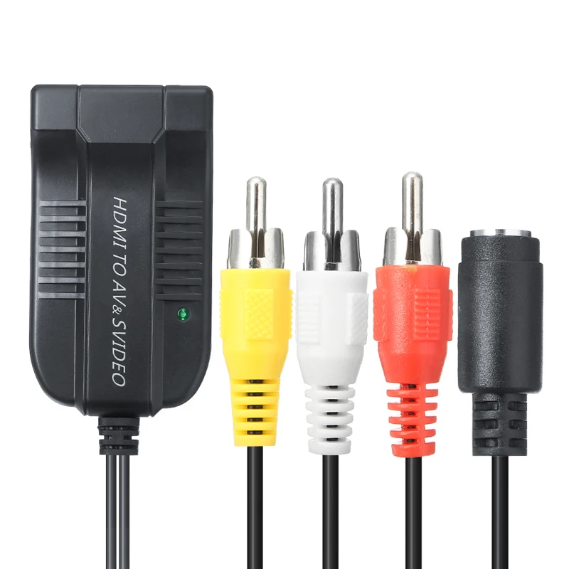 Самый новый HDMI-совместимый с 3RCA композитный AV + S-videoAudio преобразователь 1080P видео