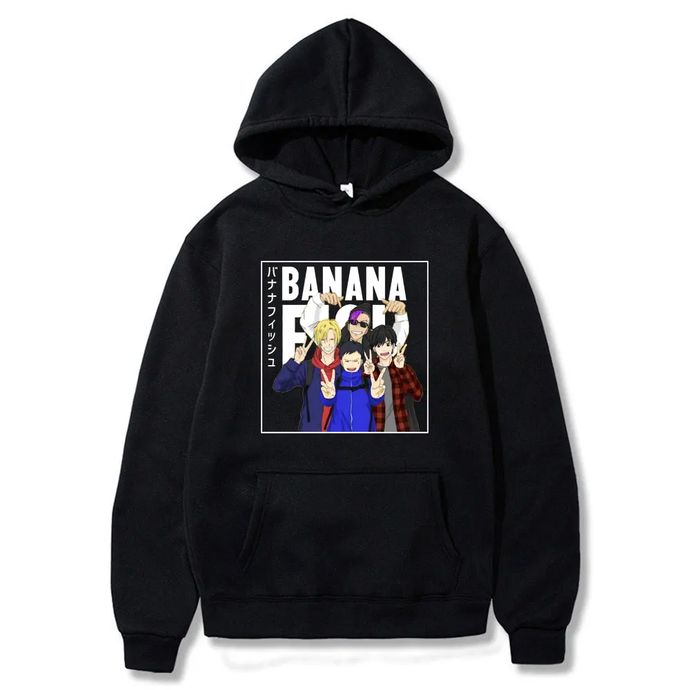 

New Banana Fish Anime Friends Hoodie Men/Women Harajuku Fashion Hoodies Sweatshirt Pullover Streetwear Clothes Men