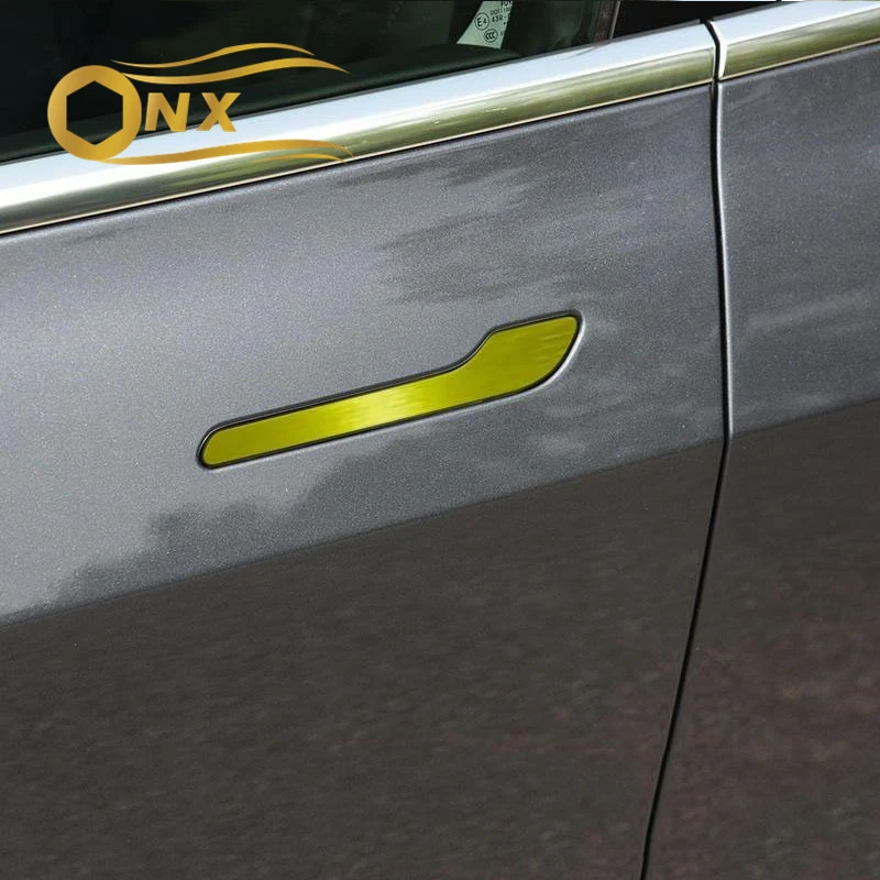 

Car stickers door handle stickers door handles body garland modified car stickers personalized car stickers For Tesla Model3