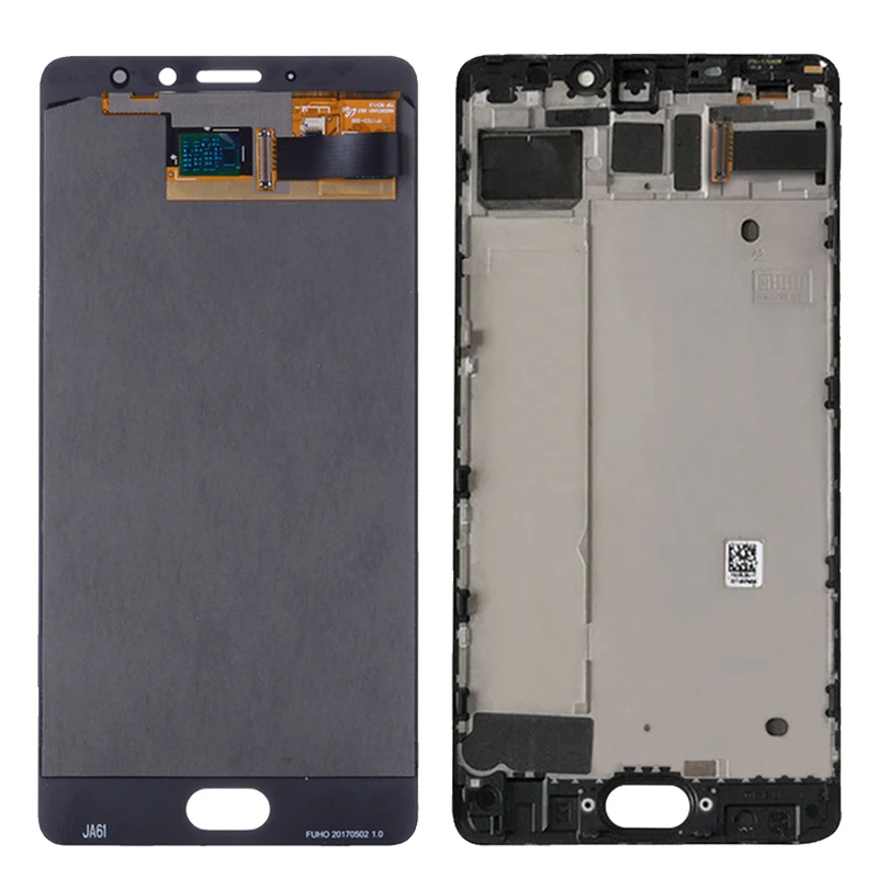 Оригинальный экран 5 7 дюйма для MEIZU Pro Plus AMOLED ЖК дисплей сенсорный с рамкой сменный