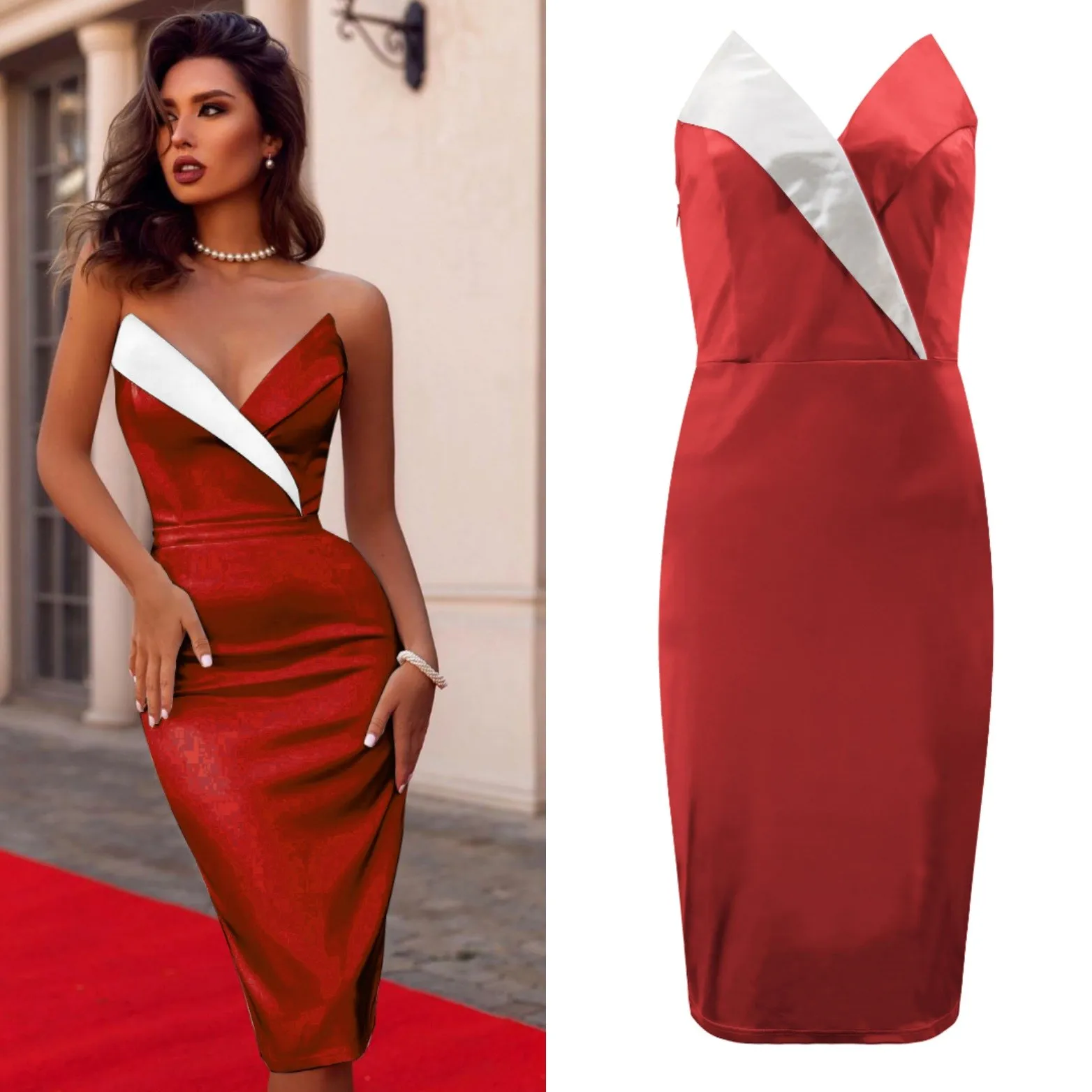 2019 летнее женское Клубное платье без бретелек уличное сексуальное рукавов