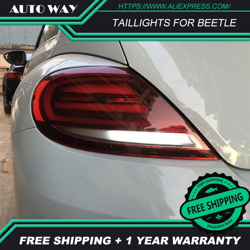 Чехол для стайлинга автомобиля Volkswagen Beetle 2012 2019 задние фонари VW светодиодный