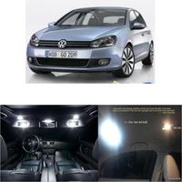 led interior car lights for vw golf 5 6 room dome map reading foot door lamp error free 11pc