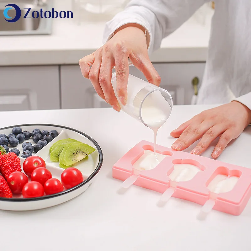 ZOTOBON силиконовые формы для Фруктового мороженого ручной работы милые ножки в
