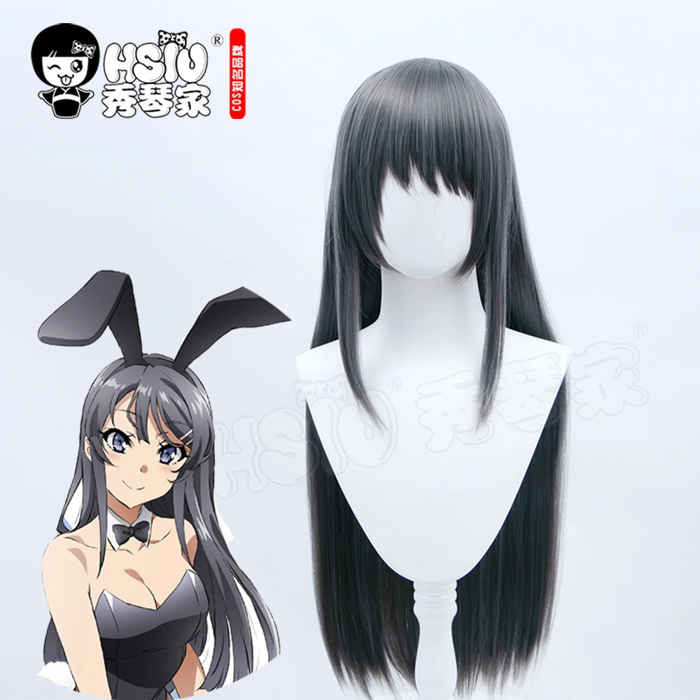 Сю аниме сакураджима Mai Косплэй костюм парик негодяй не мечтать с изображением