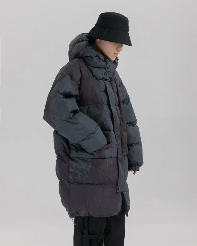 Мужские Длинные парки куртка бомбер зима 2019 северная канада пальто большие