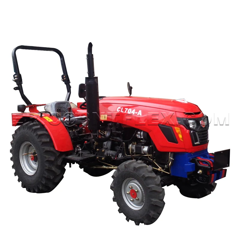 70HP Garden Tractor  with Front Loader/Backhoe/Plough/Trailer