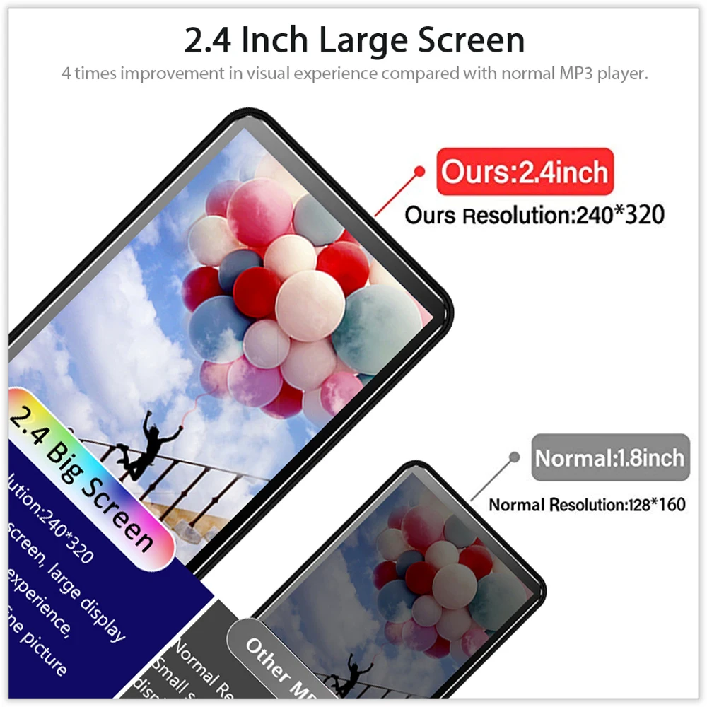 MP4 плеер ICEICE с Bluetooth сенсорным экраном 8 ГБ 40 4 МП 32 ГБ|MP4-плееры| |