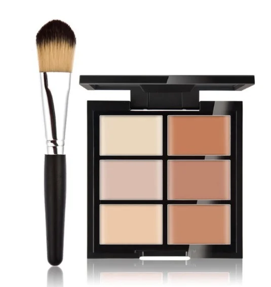 

Brand 6 natural makeup professional Concealer makeup bag contour powder wholesale
