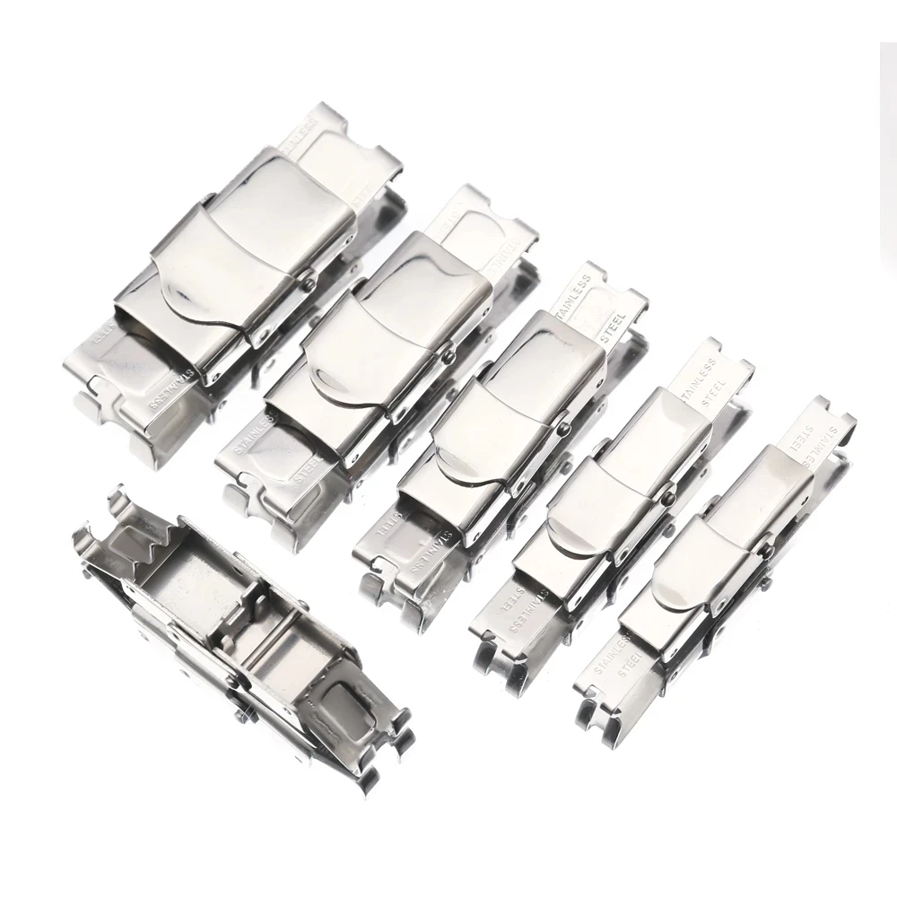 5шт нержавеющая сталь Часы Ремешок Застежка Обжимная челюсть Крючок для DIY Кожа